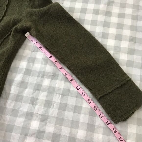 KASPER Knits kaki green blazer jacket in small 100% wool - Picture 11 of 14